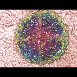 Resin coaster set of 4